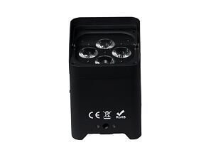 Batterie LED Licht 4x18W RGBWA + UV