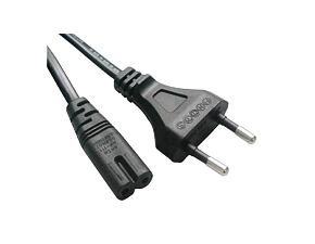 Kabel 230V - Eu Powercord 2pin
